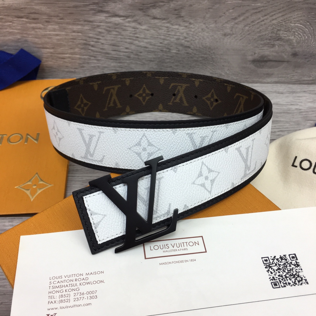 Louis Vuitton LV Circle Reversible Leather Belt - Brown Belts, Accessories  - LOU753886