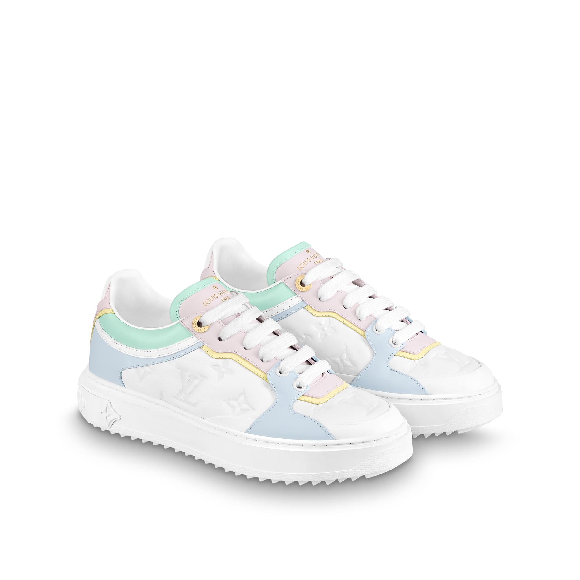 Louis Vuitton Time Out Sneakers Blues Bandwidth