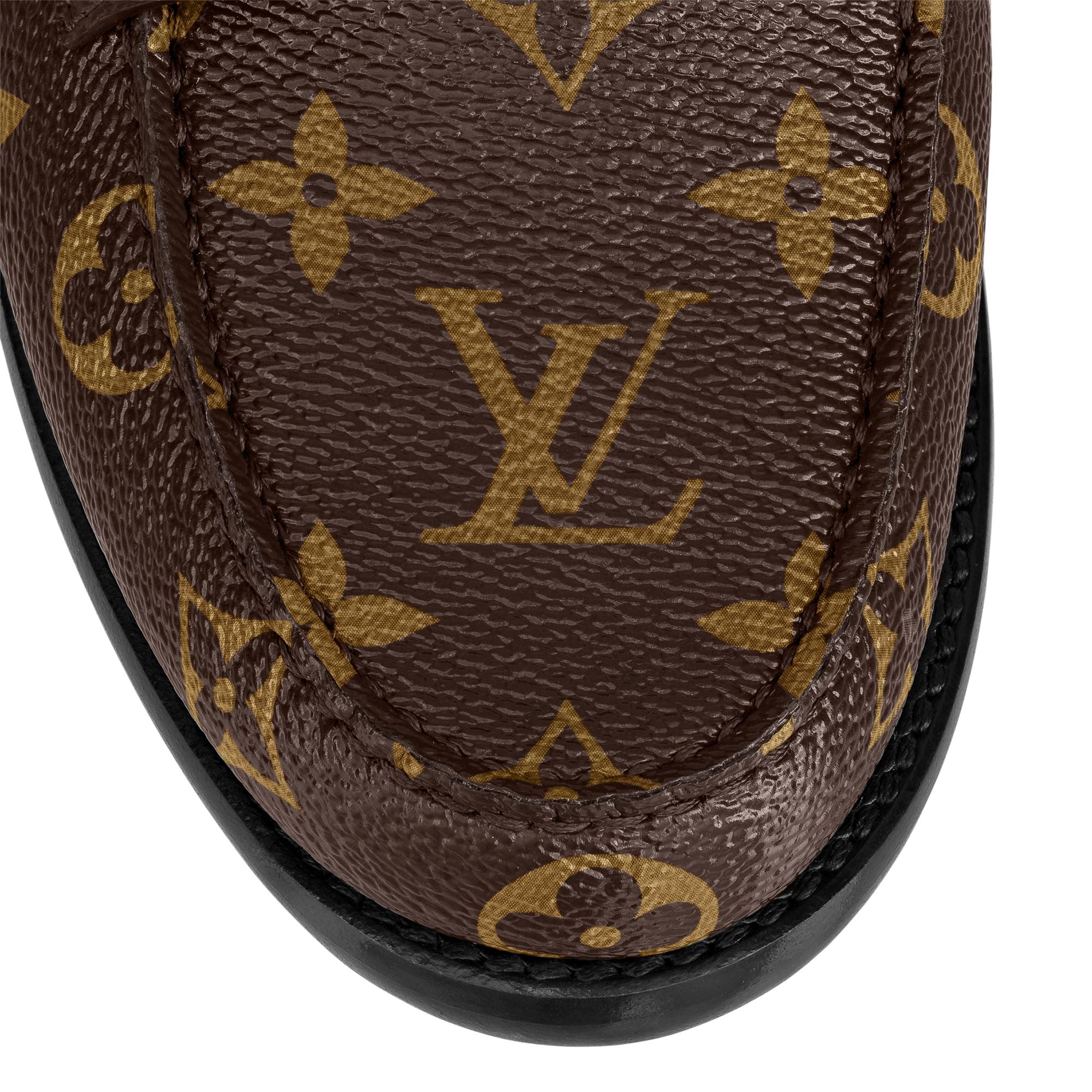Giày Louis Vuitton Chess Flat Loafers 'Bordeaux' 1AACXY