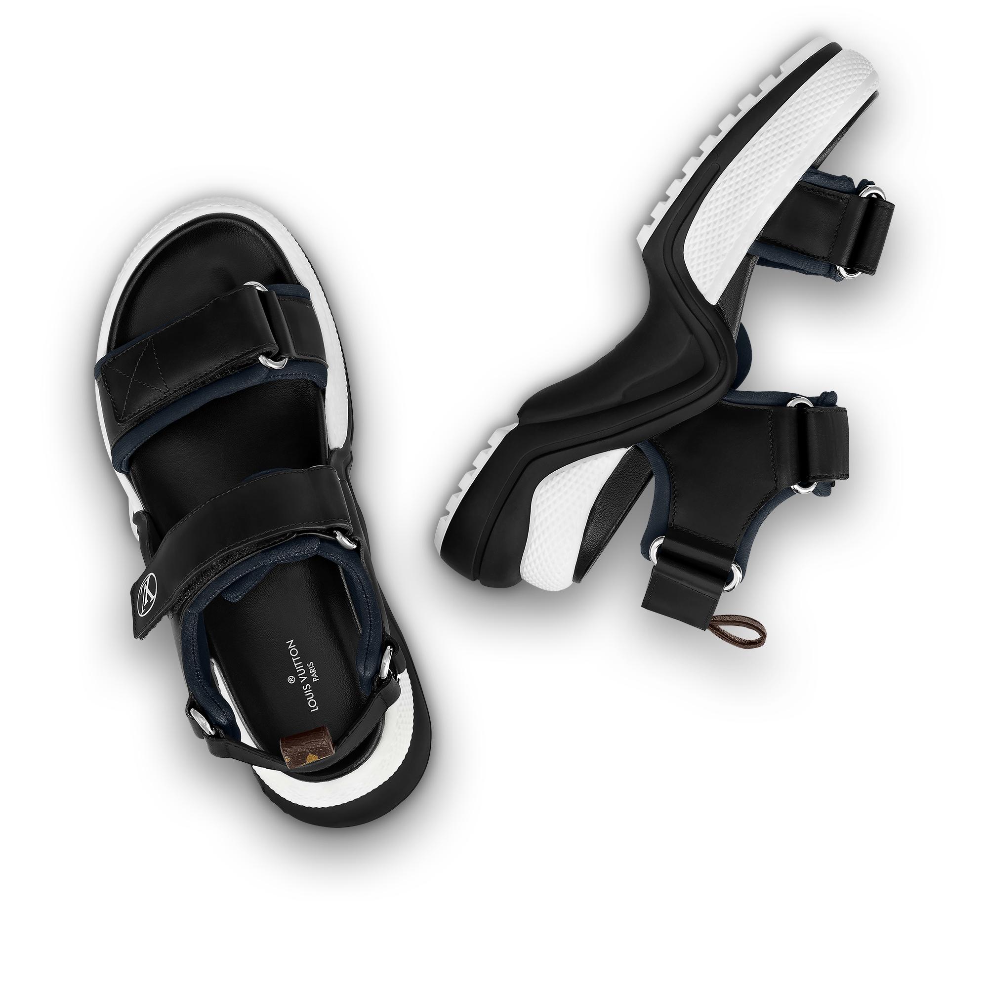 Louis Vuitton Nova Sandal 9Cm in Black - Shoes 1A9CXS - $139.10 