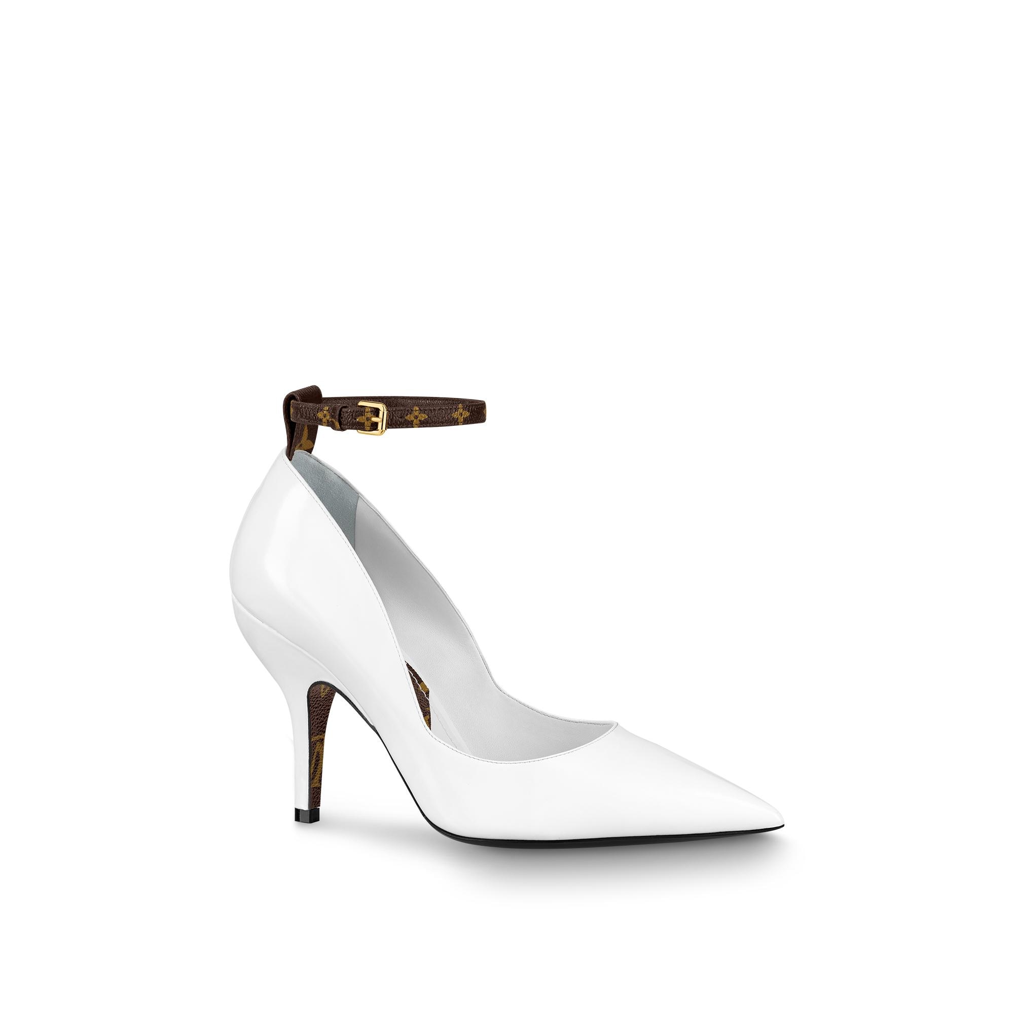 Louis Vuitton White Leather Pumps Shoes For Sale at 1stDibs  louis vuitton  white pumps, louis vuitton white heels, lv white heels