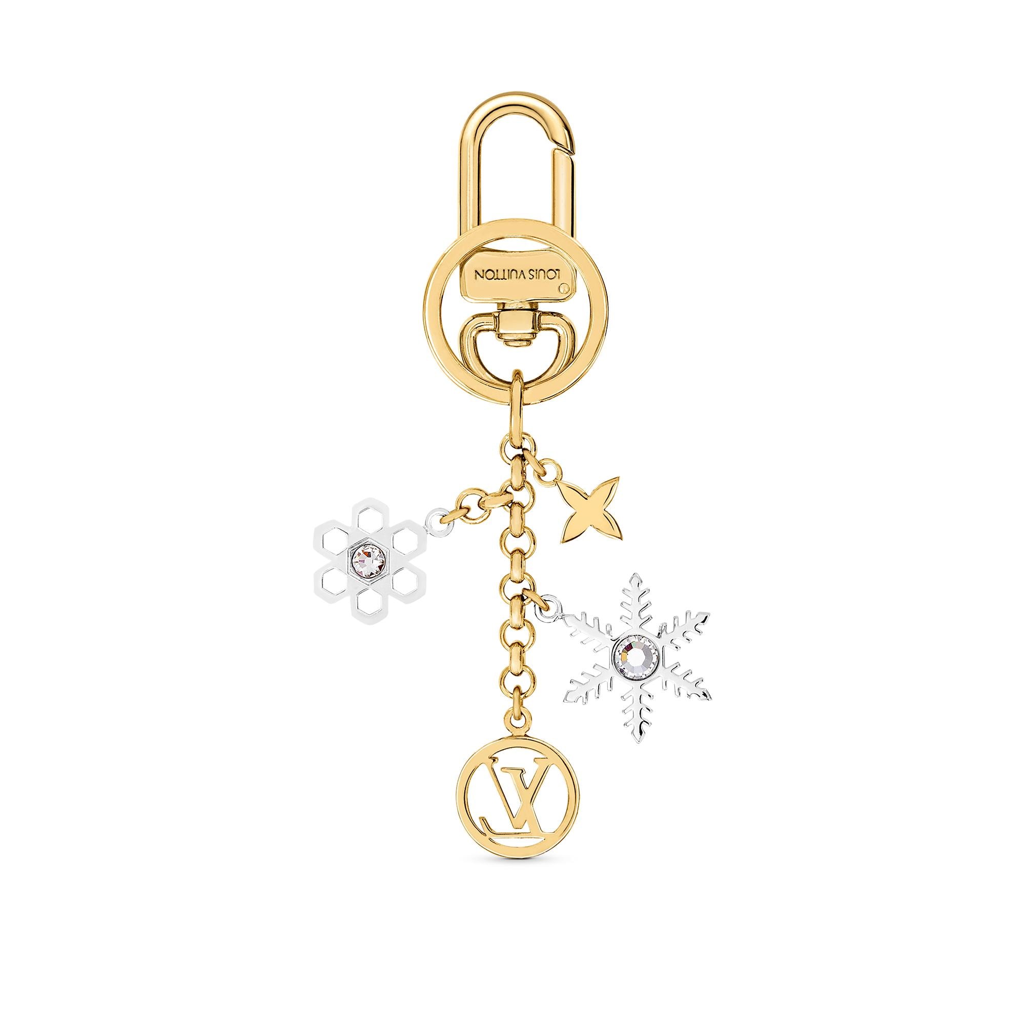 Louis Vuitton M01359 Twinkling Keyring and Bag Charm , Gold, One Size