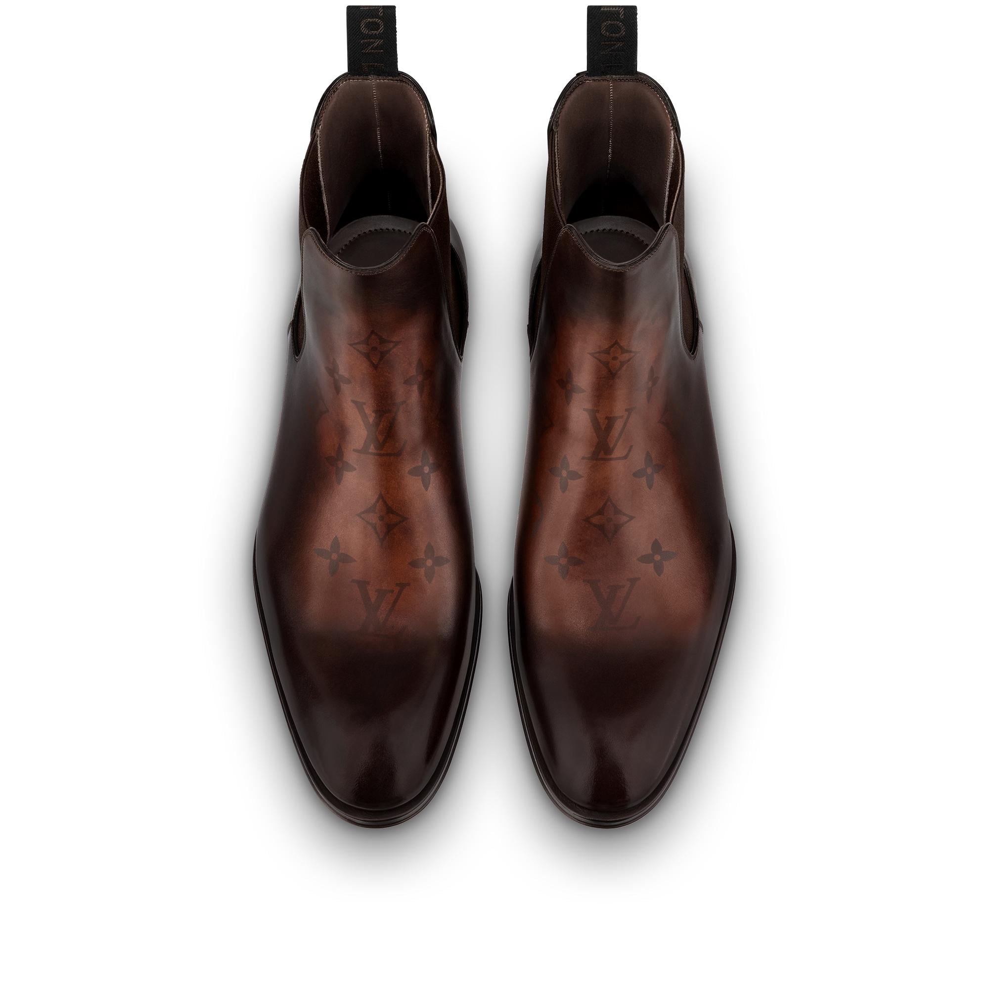 Louis Vuitton 1AANX6 LV Flex Chelsea Boot, Brown, Confirm