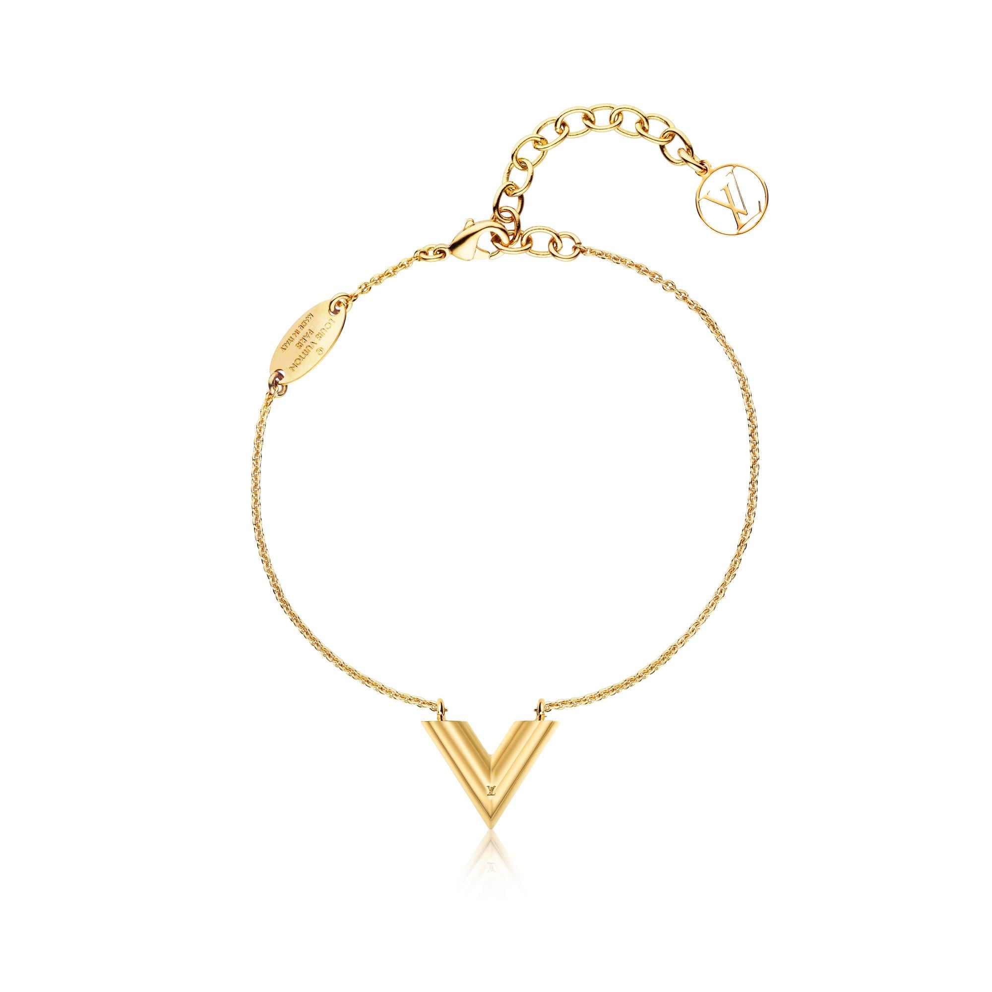 💚Louis-Vuitton "Essential V Monogram" Bracelet/Perfect Bracelet  To Wear Daily🌷