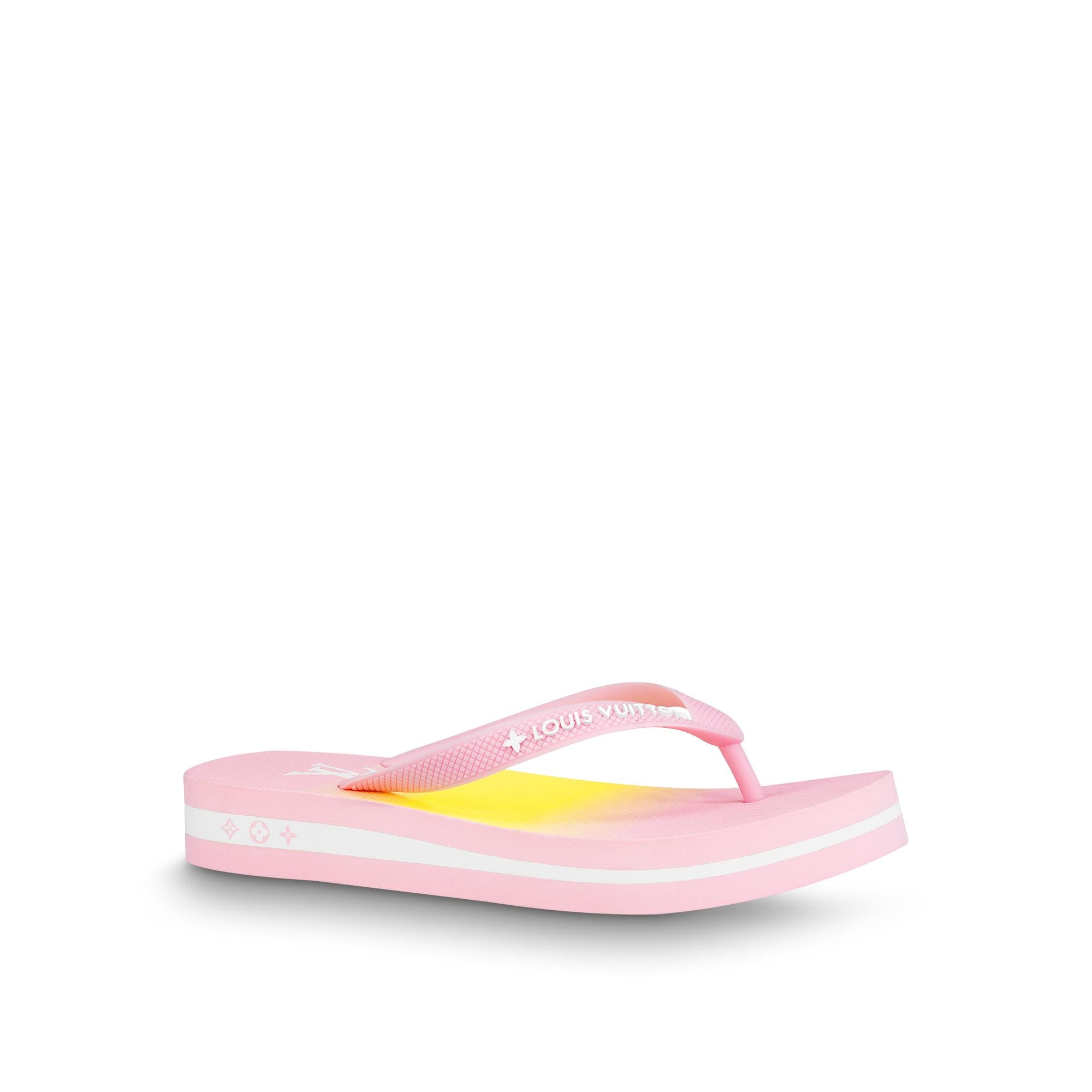 Louis Vuitton Bom Dia Flat Comfort Mule Pink. Size 40.0