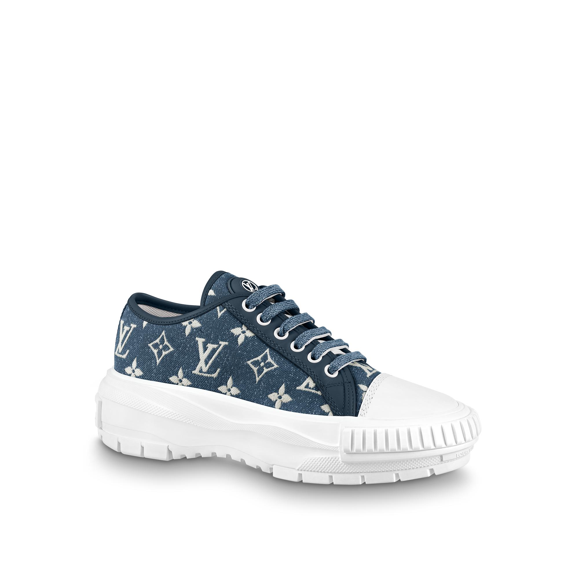 Louis Vuitton Lv Squad Sneaker in Blue - WOMEN - Shoes 1A9S06 - $118.45 ...