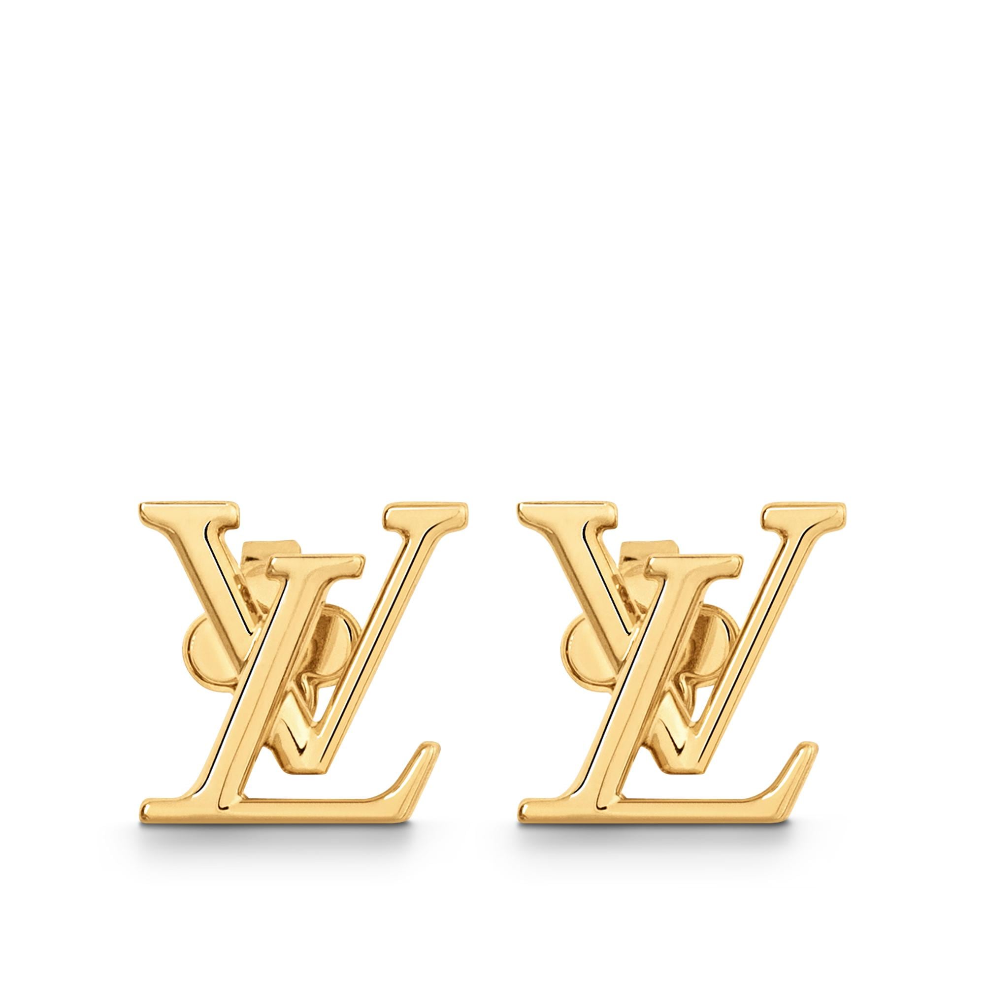 Louis Vuitton LV Iconic Earrings 2022 Ss, Gold