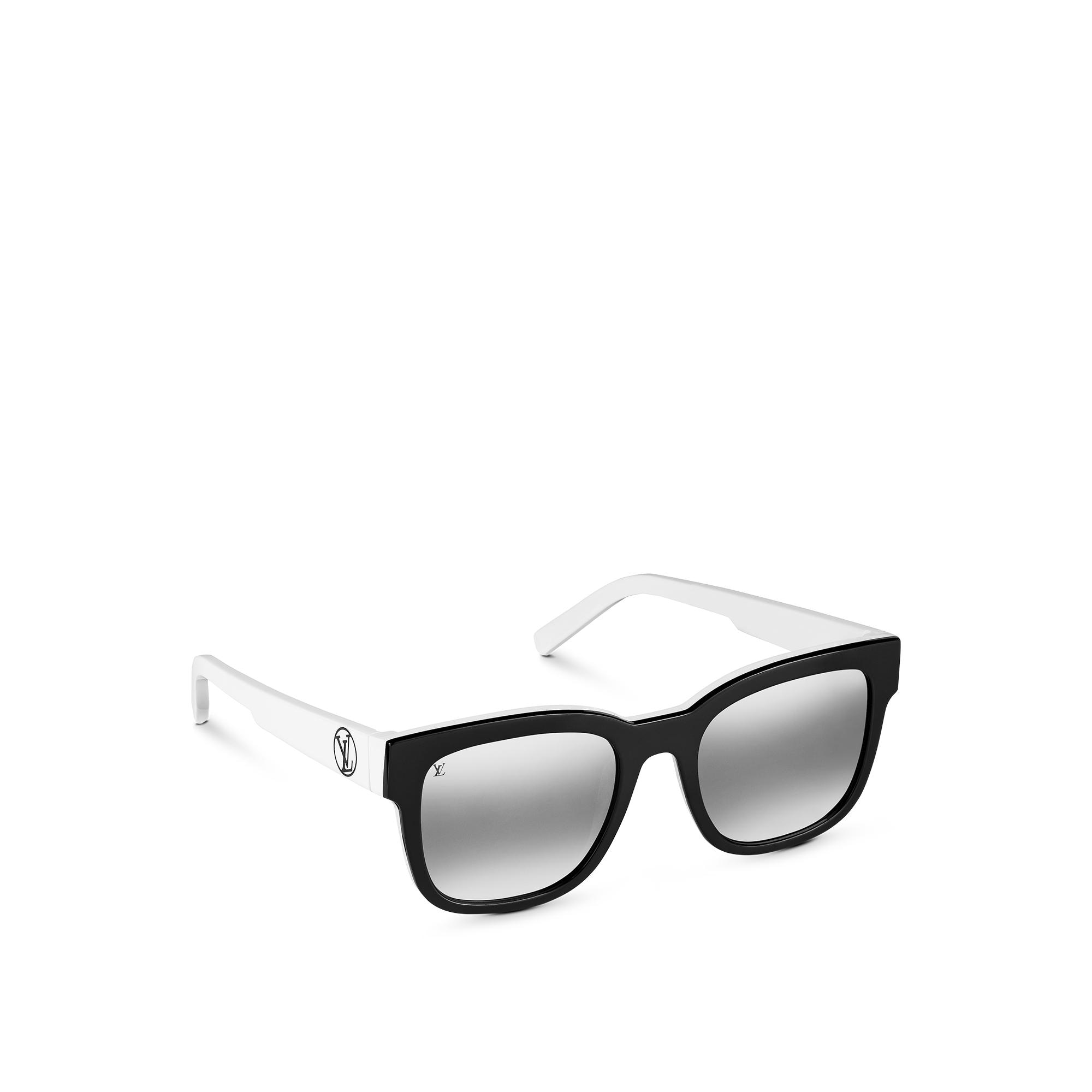LOUIS VUITTON Acetate Outerspace Square Sunglasses Z1093W Black Grey  1091564