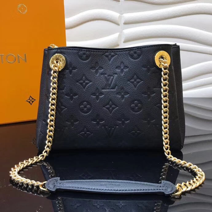 Louis Vuitton, Bags, Louis Vuitton M43748 Surene Bb Monogram Empreinte  Noir Chain Shoulder Bag