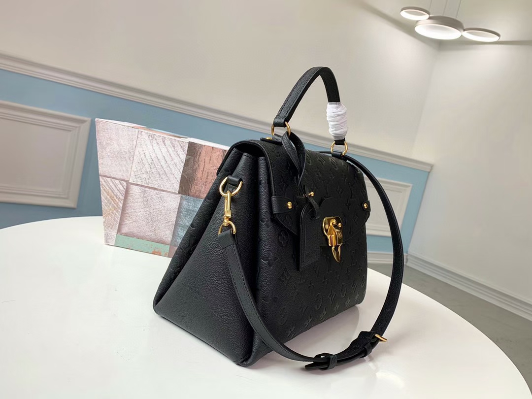 Louis Vuitton Georges MM medium Empriente leather in Noir - $2549 New With  Tags - From Karima